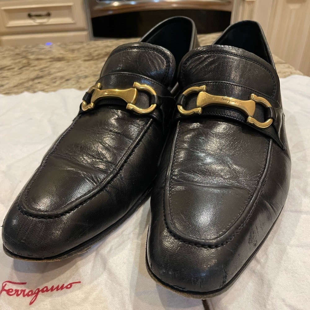 Salvatore Ferragamo Moccasin with Gancini Ornament